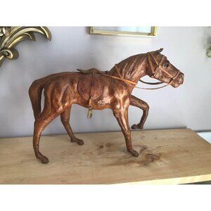 Leather Wrapped Horse Vintage